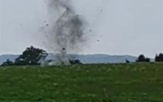 A WWII ordnance was safely detonated