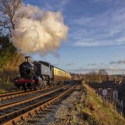 Severn Valley Railway 1501 departs Bewdley pulling a set of Great Western coaches. Photo: Bob Green
