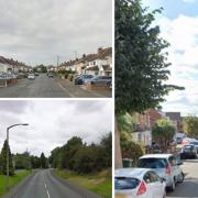 The thefts happened on Sion Avenue, Stourbridge Road and Baxter Avenue