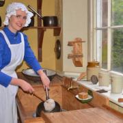 FAMILY ACTIVITIES: Watch the castle's Victorian scullery maid in action.