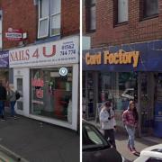 Nails4U and the Card Factory were targeted