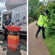 A knife 'surrender bin' was set up at Weaver's Wharf, with a knife sweep also carried out