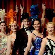 Lucy-Charlotte Webb, Emma Paine, Ryan Donnell, Molly Parmenter and Helen Mackie in 42nd Street. Picture by Colin Hill