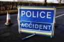 The road along the A450 is closed
