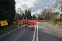 The A448 was set to be closed until May