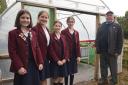 Winterfold pupils with horticulturalist John Massey