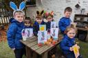 Children from Little Trinity Nursery ready to celebrate Easter