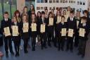 Learners from across KS3-5 photography competition certificates