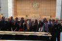 Sixth Form Students from ContinU partner schools Baxter College and Stourport High School in the Conference Chamber of the Palais Des Nations