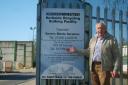 CLOSURE FEARS: John Aston at the Kidderminster recycling centre.