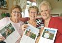 Calendar Girls: From left, Cheryl McKinnon, Sheila Lane and Jill Beddall, who posed for a cheeky calendar to raise funds for the Millbrook Appeal. Buy photo: 450918JH
