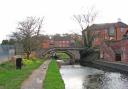 Caldwell Mill Bridge over the canal in Kidderminster, where police divers found the wheel brace used to batter John Davies to death