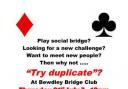 Bewdley Bridge Club welcomes new members