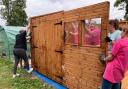 Last year's funding helped veteran charity Stepway to build a large shed to store machinery