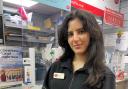 Miriam Al-Bazz pictured inside her Sheffield Post Office with her retail award