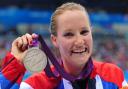 Claire Cashmore shows off her Paralympic silver medal. Picture: SW PIX