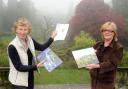 Restoring Abberley: Fiona Paterson, left, and Jo Roche in the grounds.