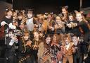 Purrfect: Abberley Hall pupils are transformed into cats for their school musical.