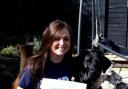 PAWS FOR THOUGHT: Kemp Hospice fundraiser Sophie Bishop and her dog Bo.