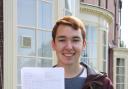 SUCCESS: Top performer at King Charles I School, with 10 A*s and an A, Andrew Bishton.
