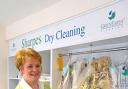 Clean break: Gail Sharpe who has entered Sharpes Dry Cleaning in the Business Idol competition.