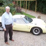 Jos Swingler with his replica GT40