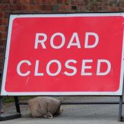 The road will be closed between 7pm and 5.30pm
