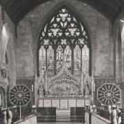 Carpet Trades Carpets at St Mary's Church in Kidderminster from 1957. Picture: Kidderminster Museum of Carpet