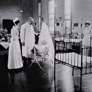 The children’s ward at Kidderminster’s Mill Street infirmary in 1926