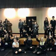 Stourport High students in rehearsal for The Addams Family