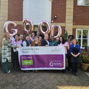 Hollyfields Care Home celebrate 'Good' inspection
