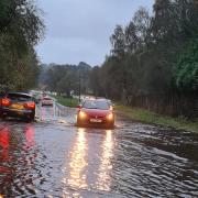 Kidderminster Road hit by flooding