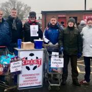 The match day food bank collection