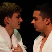 The play will explore the connection between two men after meeting in a gay sauna. Picture: Original London preview at Union Theatre