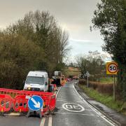 The A448 has been closed for five weeks