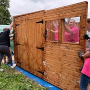 Last year's funding helped veteran charity Stepway to build a large shed to store machinery