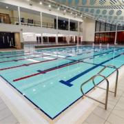 The swimming pool at Wyre Forest Leisure Centre