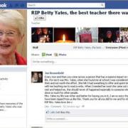 Shared memories: Mourners have been leaving their tributes for Betty Yates on Facebook.