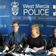 Information appeal: From left, PC Rachel Southan, David Yates, Hazel Costello and Detective Chief Inspector Neil Jamieson.
