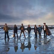 Folk with a twist: Seven-piece band The Old Dance School play two gigs this weekend.