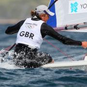 Alison Young in Olympic action. Picture: Richard Langdon/RYA