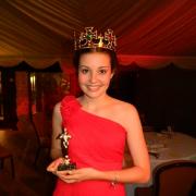 Prom queen: Wolverley student Hannah Cornish.