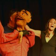 ‘Quick-witted’: Nina Conti speaks for an audience member. Photo: COLIN HILL.