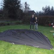 Putting up a Scout tent, the German way