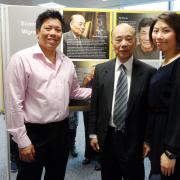 EXHIBITION: WaiLo Li, right, with James Wong, managing director of the Chung Ying Group and Mr Woon Wing Yip OBE, project participant and chairman of Wing Yip Superstores at the launch of Chinese Lives in Birmingham.