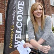 'UNEXPECTED': Top performing pupil at Wolverley CE Secondary School Paige Young. 341402M