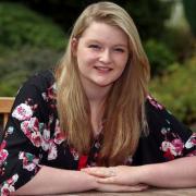 BRAVE TEENAGER: Bereaved Holly Andrews, 16, is fundraising for Kemp Hospice. 351408J