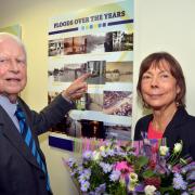 FLASHBACK: Kenneth Hobson, and Barbara Longmore, honorary secretary, at the launch of Bewdley Civic Society's 70th anniversary exhibition. Picture: Colin Hill
