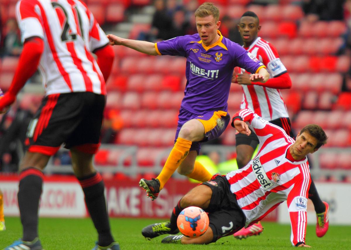 HARRIERS produced up an almighty effort to frustrate Premier League side Sunderland at the Stadium of Light. They exited the FA Cup in the Fourth Round thanks to Charis Mavrias' fifth minute strike but a determined display frustrated their illustrious opp