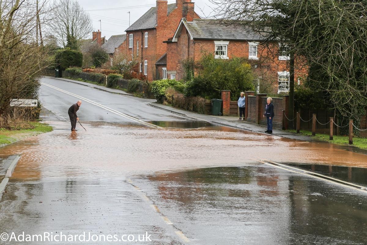 Floods in Eardiston. Picture: Adam Richard Jones.
